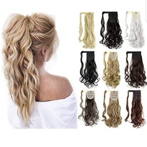 Blonde ponytail extensions